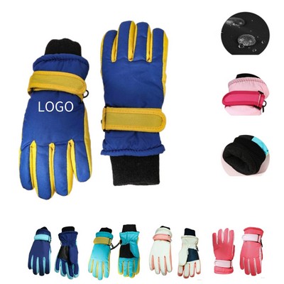 Windproof Children's Ski Gloves