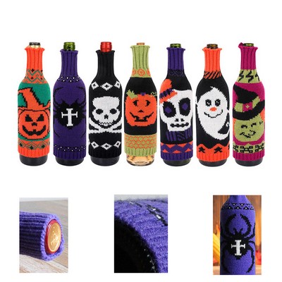 Halloween Red Wine Bottle Cover