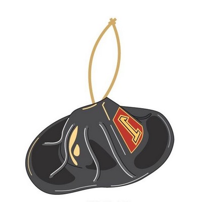 Fireman Hat Executive Ornament w/ Mirrored Back (12 Square Inch)