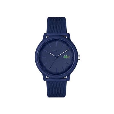 Lacoste L.12.12. Gents Navy Silicone Strap Watch