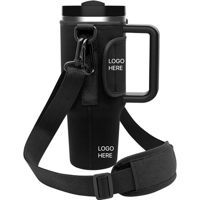 Portable Shoulder Strap 40 Oz. Tumbler Sleeve