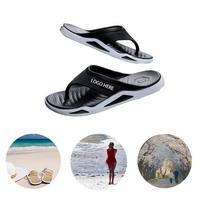 Mens Sandals Slippers Beach Flip Flops Comfort Fit Lightweight Ultra Soft