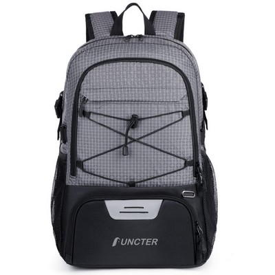 Sport Backpack For Soccer Basketball Athletic Backpack With Compartment For Shoes