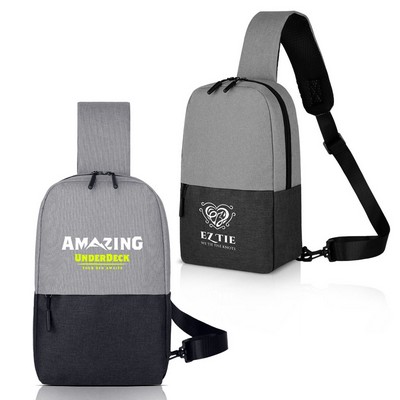 Crossbody Two Tone Sling Backpack