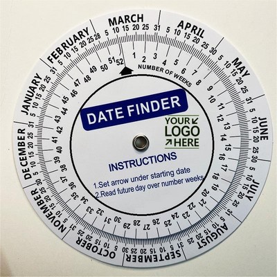 5.91'' Dia PVC Pregnancy Double Wheel Calculator