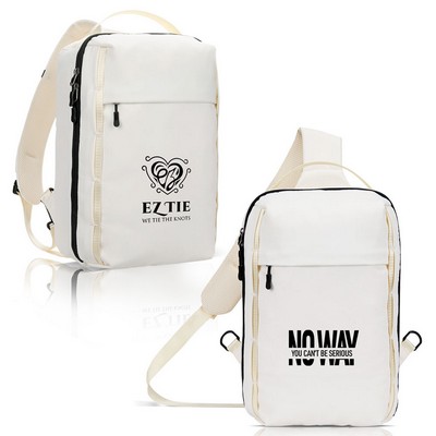 Lightweight Functional Crossbody Sling Backpack