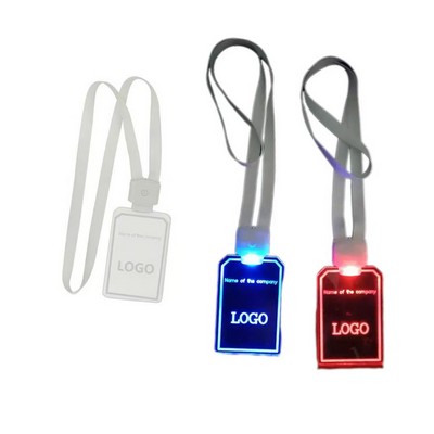 Customized LED Lanyard for Identity Cards