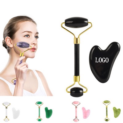 Gua Sha & Jade Roller Facial Tools