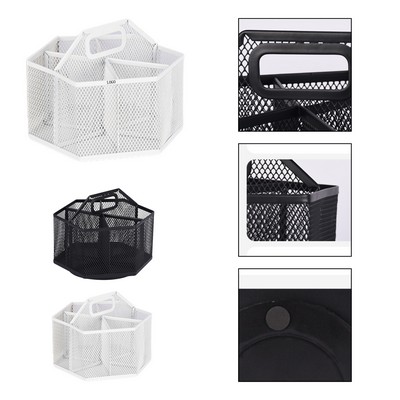 Rotating Metal Mesh Pen Holder