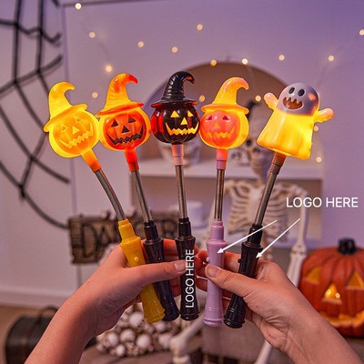 Halloween Pumpkin Glow Wand Toy