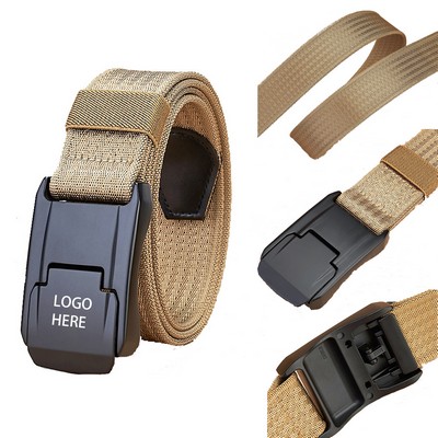 Premium Stretch Nylon Ratchet Belt For Business Casual And Golf