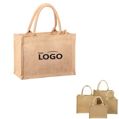 Custom Burlap Tote Bag