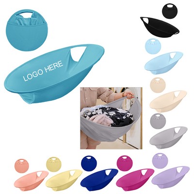 Portable Foldable Laundry Hamper Basket