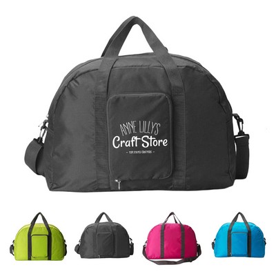 Foldable Duffel Bag with Front Pocket