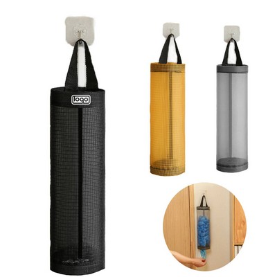 Wall- mounted Hanging Plastic Bag Holder Dispenser