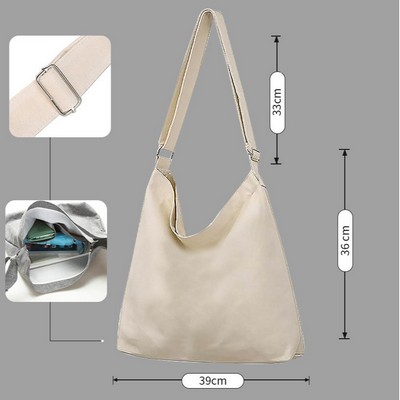 Adjustable Canvas Shoulder Bag