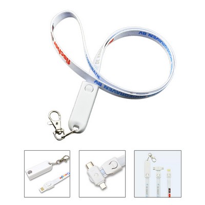 Multi-use Charging Cable Lanyard