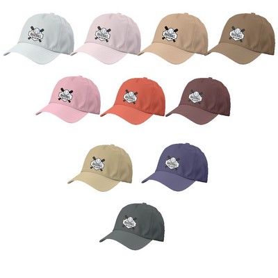 Premium Stock Organic Cotton 6-Panel Unstructured Cap w/