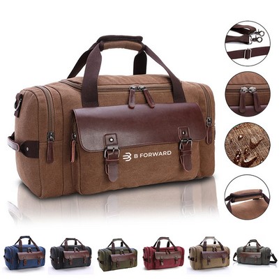 Canvas Duffel Bag with Shoulder Strap