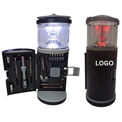 ABS Multifunctional LED Camping Lantern With Built-In Tool Kit