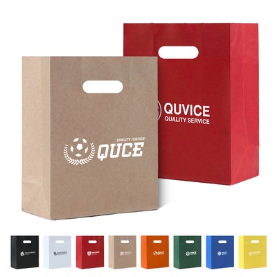 250gsm Vertical White Cardboard Tote Bag