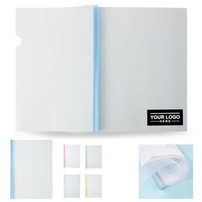 Clear Plastic Slide-Binding Report Covers