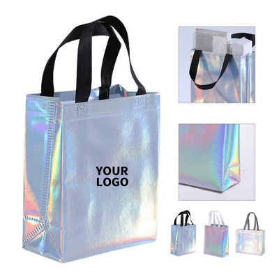 Non Woven Aluminum Coated Gift Bag With Sparkling Gloss
