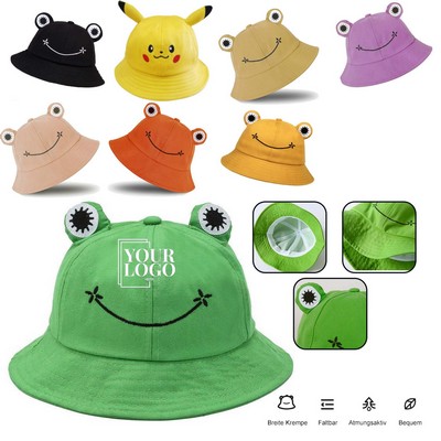 Cute Frog Bucket Hat