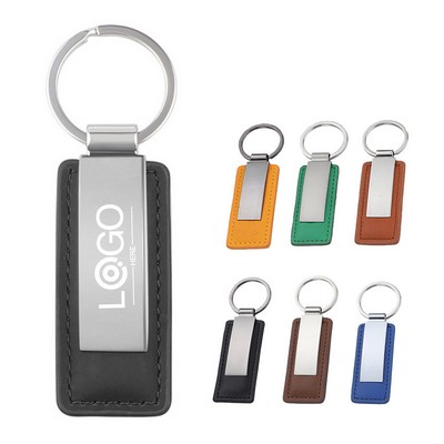 PU Leather Metal Keychain