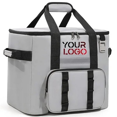 Large Capacity Waterproof Oxford Cloth Insulated Picnic Cooler Bag