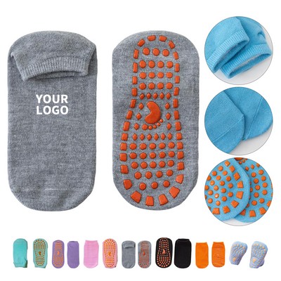 Combed Cotton Elastic Kid Grip Sock