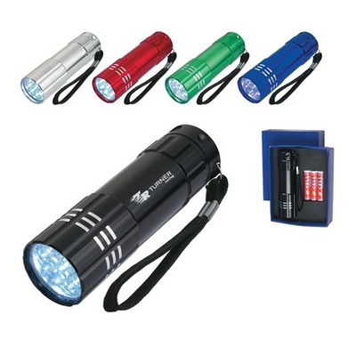 9 LED Aluminum FlashLight