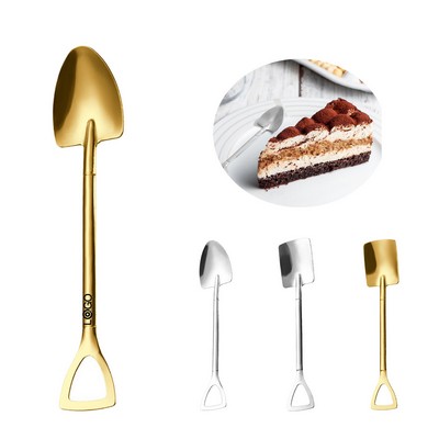 Stainless Steel Shovel Shape Coffee Spoon