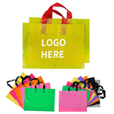 PE Soft-Touch Plastic Tote