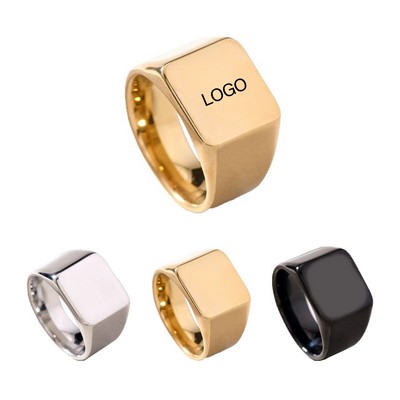 Square Stainless Steel Ring
