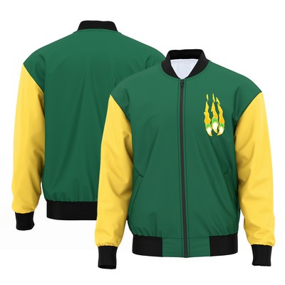 Custom Sublimated Full-Zip Bomber Jacket