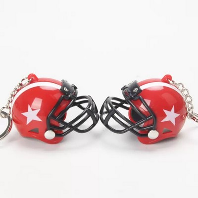Mini Football Helmet Keychain