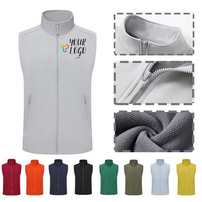 Warm Softshell Sleeveless Jacket