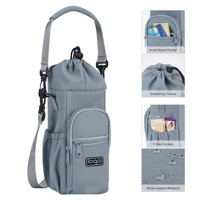 Outdoor Crossbody Water Bottle Holder Bag