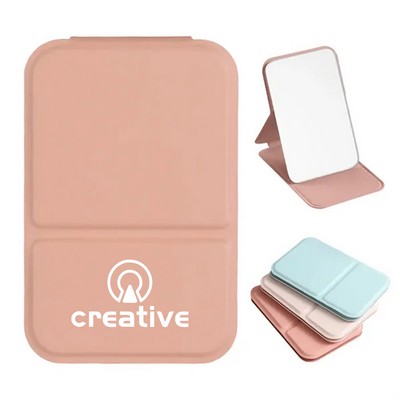 PU Leather Portable Compact Mirror
