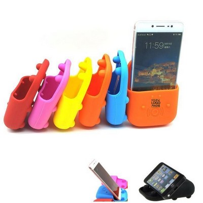 2-in-1 Portable Sound Amplifier And Stand Fun Hippo Design for Phone