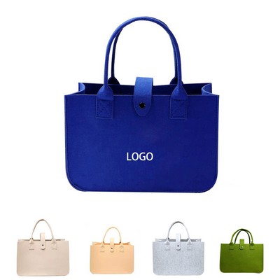 Shopping Felt Tote Bag