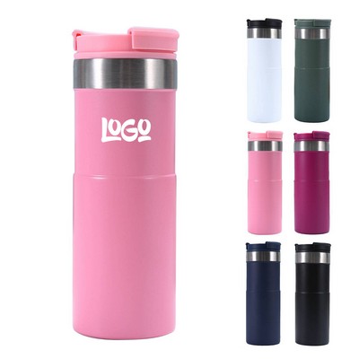 17.5oz Stainless Steel Portable Insulated Cup