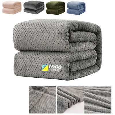 Winter Coral Fleece Office Sofa Blanket