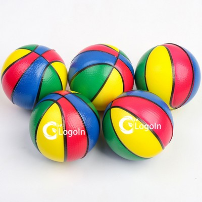 2.52" Soft Foam Basketball for Kids Mini Sponge Stress Ball