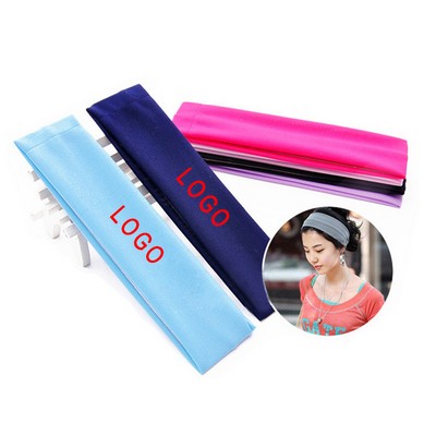 Non slip sports Elastic Soft Running Fashion Headband
