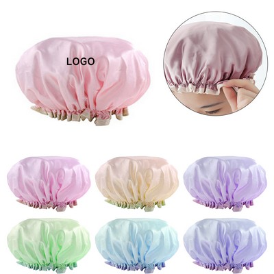Double Layer Shower Cap