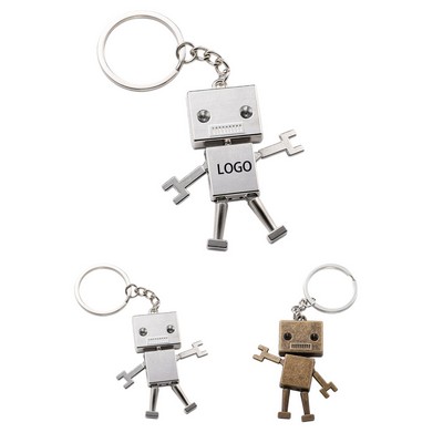 Metal Robot Key Chain