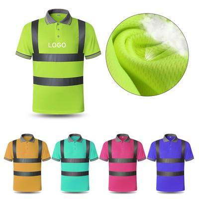 High Visibility Reflective Construction Safety T Shirt