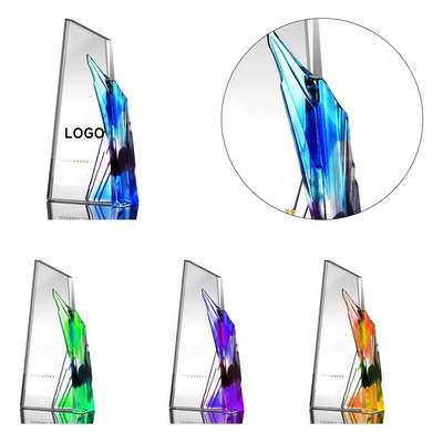 Custom Crystal Tower Award
